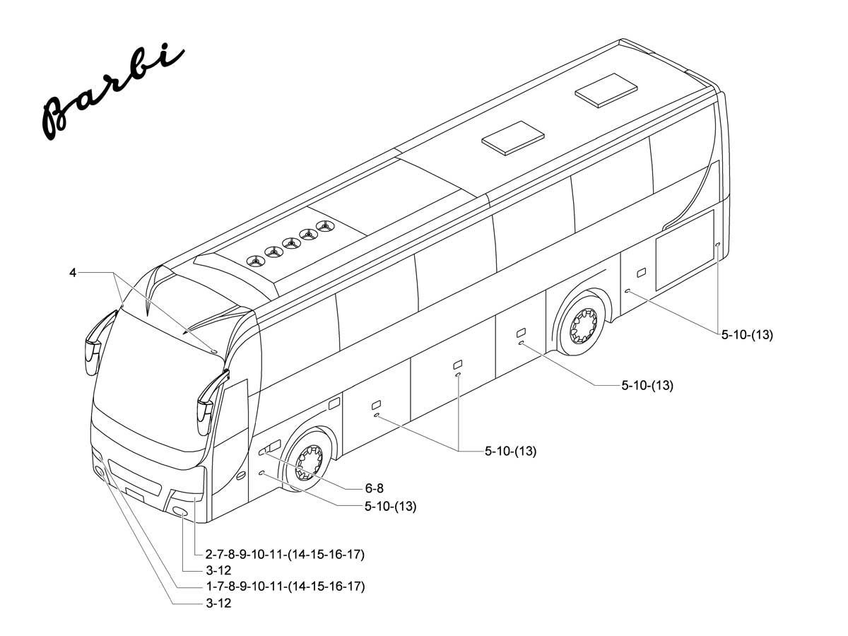 BARBI COACH AND BUS | Ricambi Genesis